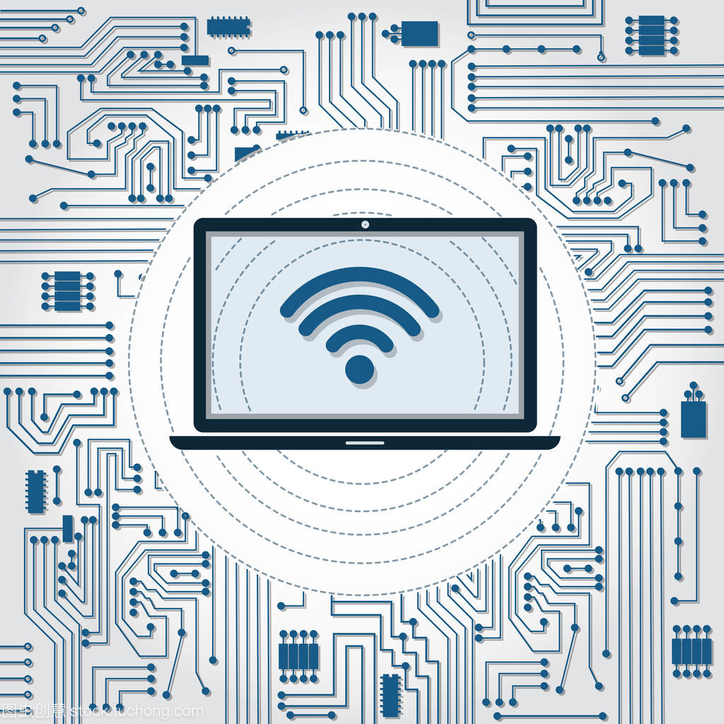 手提電腦、 無線網(wǎng)絡(luò)和電子產(chǎn)品的電路